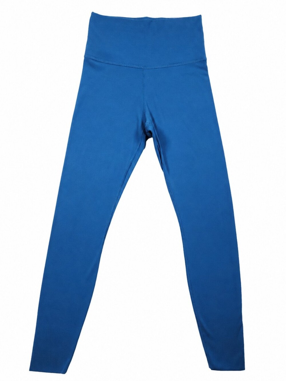 Nike Yoga Luxe Infinalon High Rise 7/8 Leggings Blue Women's Small Dri-FIT